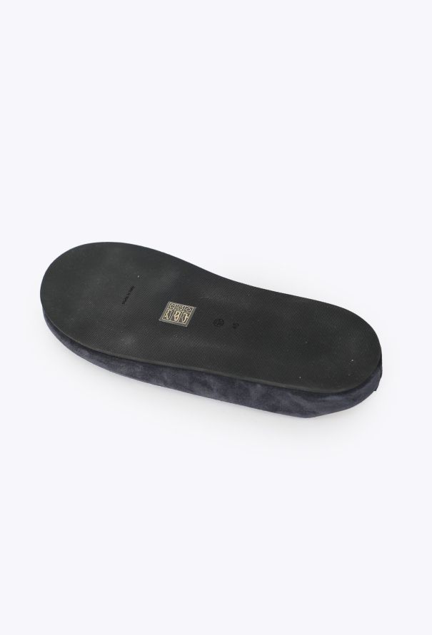 The Row S/S 2024 Suede Hugo Slides - 6