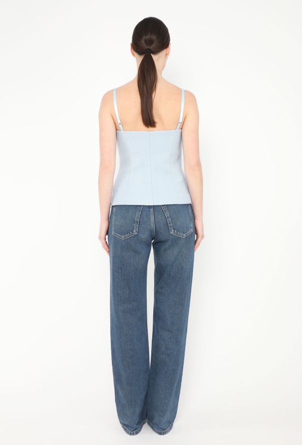 Miu Miu Early 2000s Felted Bustier Top - 3 Miu Miu Early 2000s Felted Bustier Top - 3