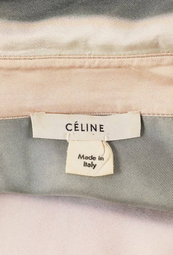 Céline Eyelash Print Button Down Top, 2018 - 9