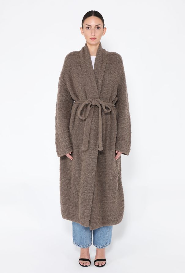 The Row 2020 Atra Bouclé Belted Cardigan - 3