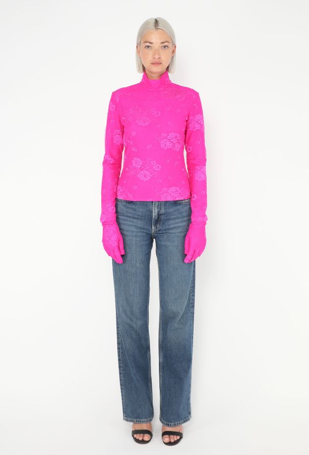 Balenciaga S/S 2022 Gloved Lace Top - 2