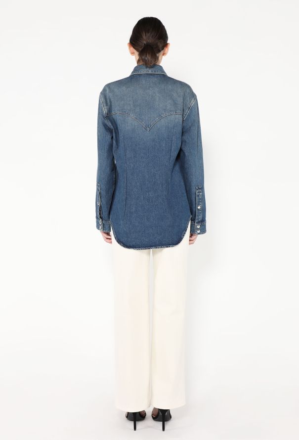 Khaite S/S 2023 The Jinn Denim Overshirt - 5 Khaite S/S 2023 The Jinn Denim Overshirt - 5