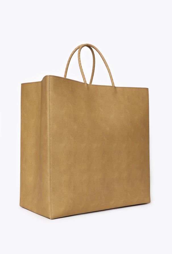 Bottega Veneta The Brown Medium 'Paper' Bag, S/S 2023 - 3