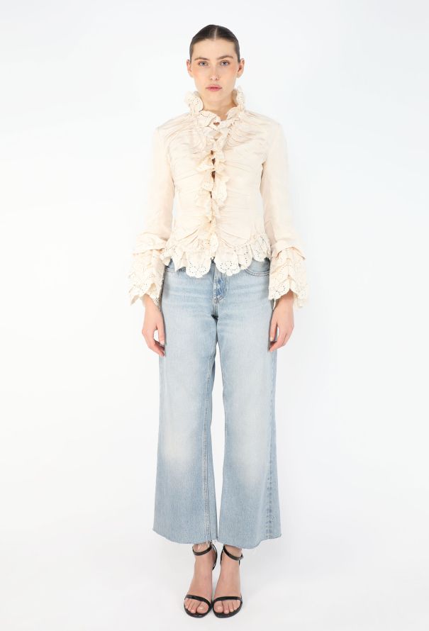 Alexander McQueen COLLECTOR S/S 2003 ‘Irere’ Broderie Jacket - 2