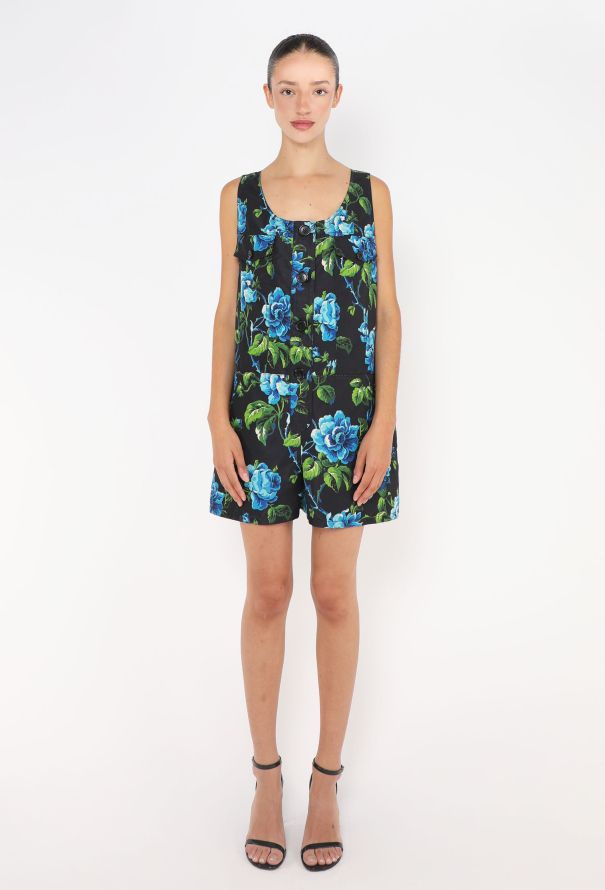 Miu Miu Rose Printed Romper, Resort 2014 - 4