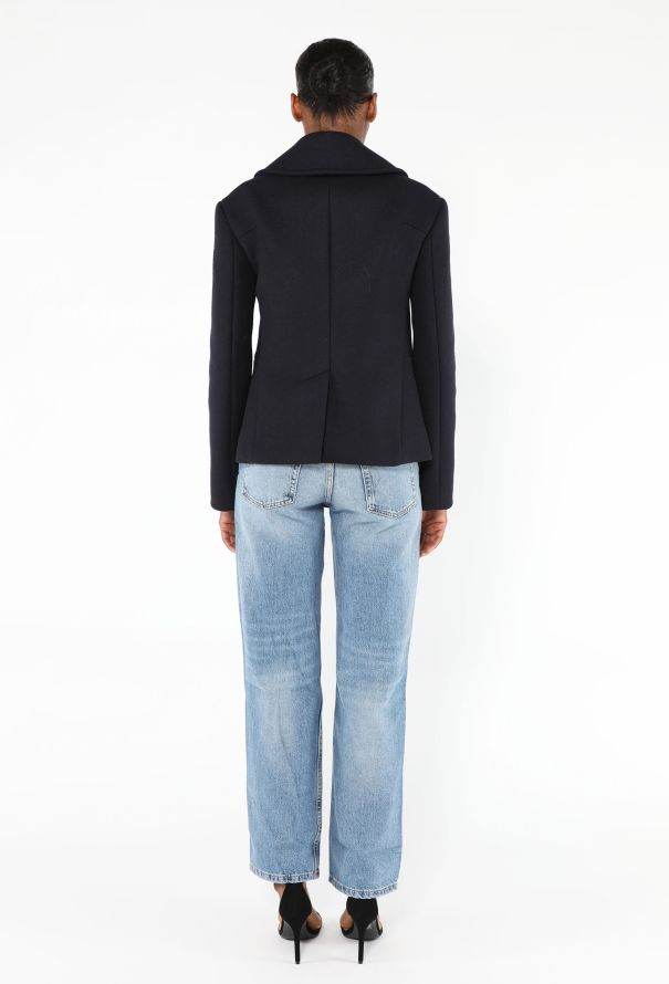 Céline 2013 Double-Breasted Peacoat - 6
