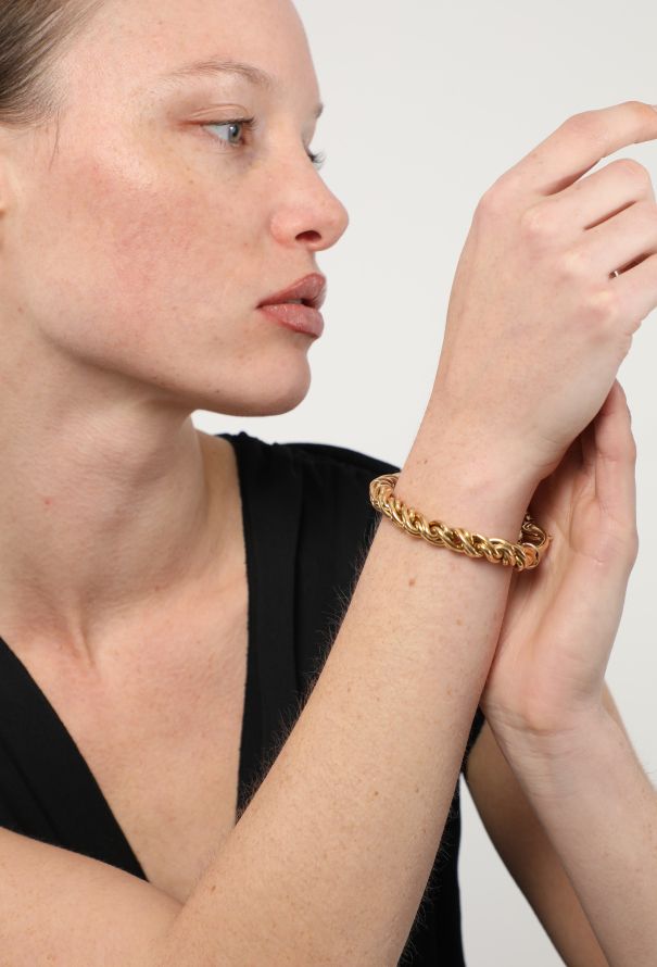 Vintage Fine Jewelry O.J Perrin 18k Yellow Gold Bracelet - 2