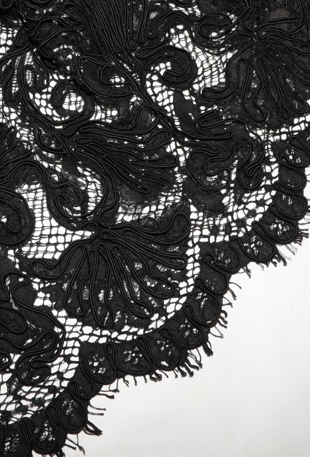 Prada Guipure Open-Back Gown - 7