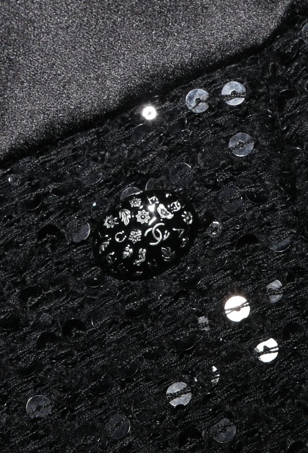 Chanel F/W 2018 Sequin Smoking Jumpsuit - 7