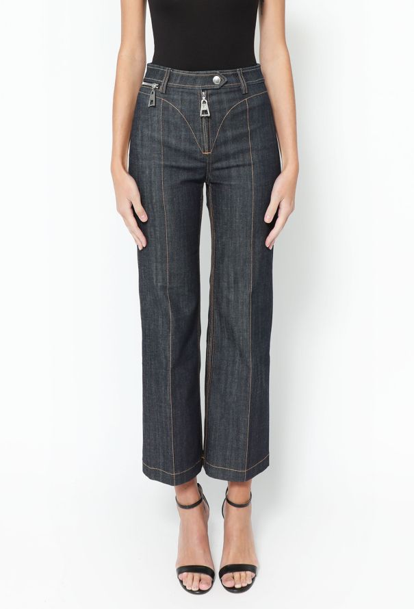 Louis Vuitton Pre-Fall 2015 Cotton Zipper Jeans