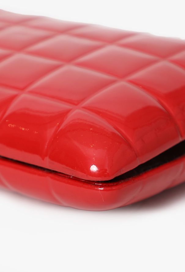 Chanel Patent Chocolate Bar Clutch - 9