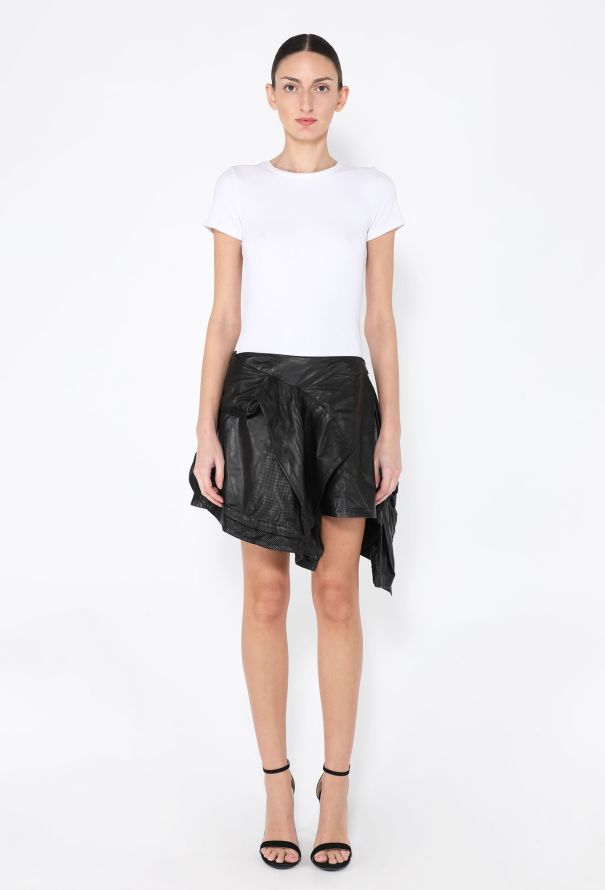Proenza Schouler S/S 2010 Leather Jacket Skirt - 3