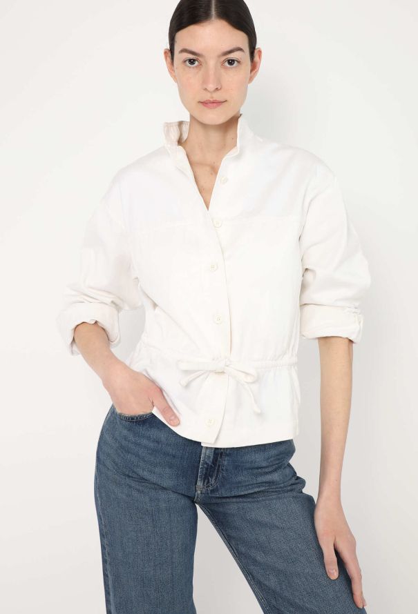 Saint Laurent Rare S/S 1978 Drawstring Bomber Jacket - 3