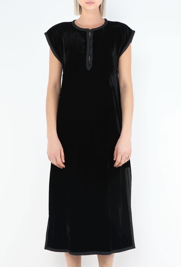 Saint Laurent COLLECTOR 1976 Russian Velvet Tunic Dress - 2