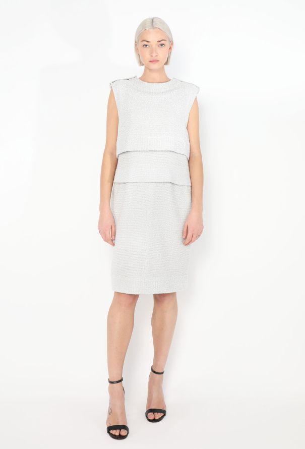 Chanel 2016 Tiered Bouclé Dress - 1