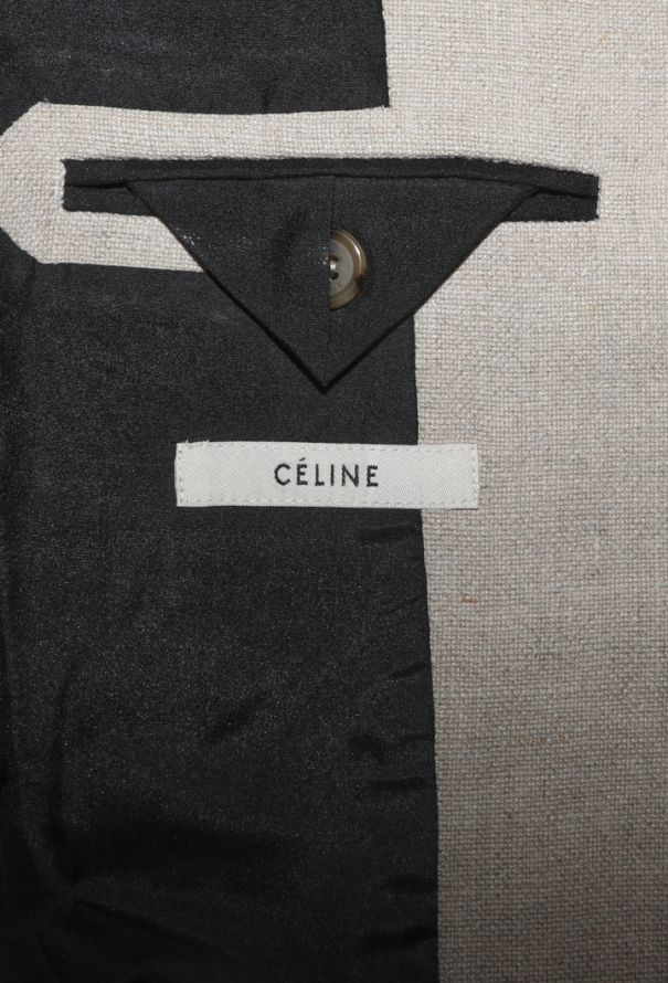 Céline Linen Tailored Blazer, Resort 2014 - 7