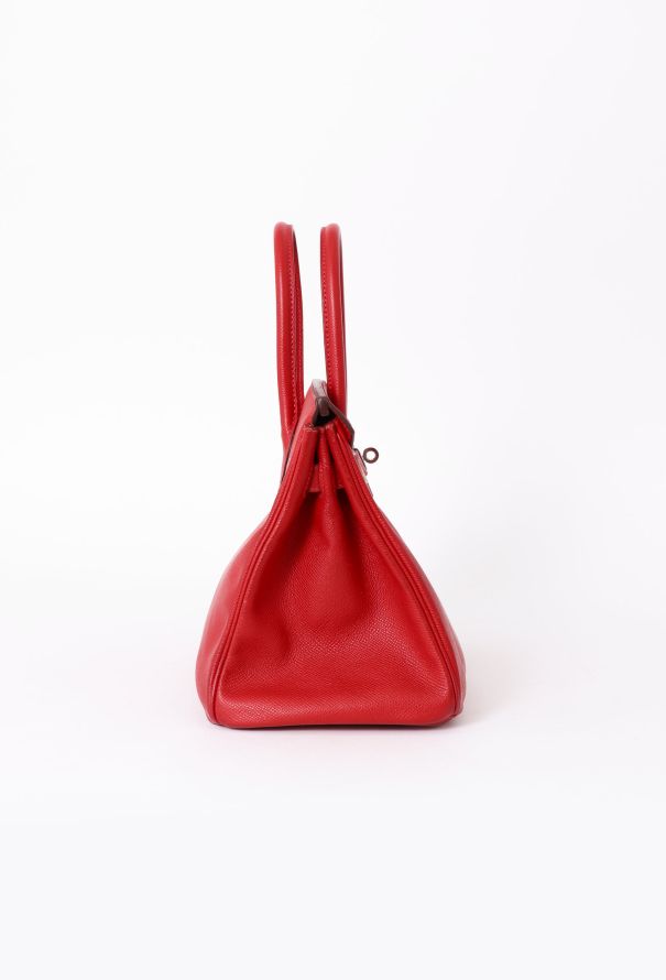Hermès Red Epsom Birkin 30 - 5 Hermès Red Epsom Birkin 30 - 5