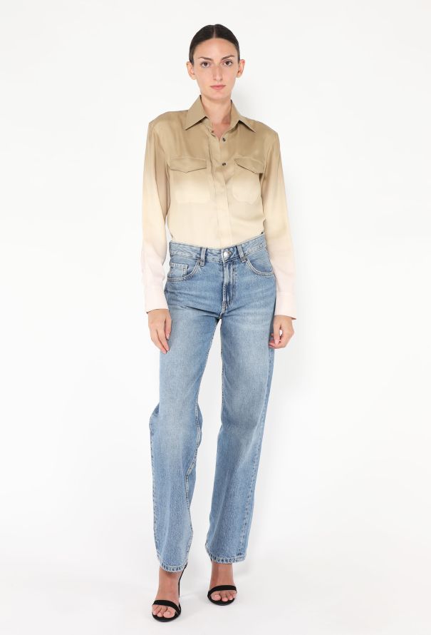 Prada 2024 Silk Ombré Top - 1