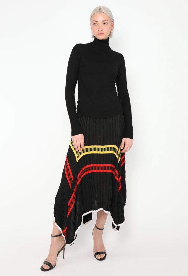 Céline S/S 2014 Asymmetrical Striped Skirt - 3 Céline S/S 2014 Asymmetrical Striped Skirt - 3