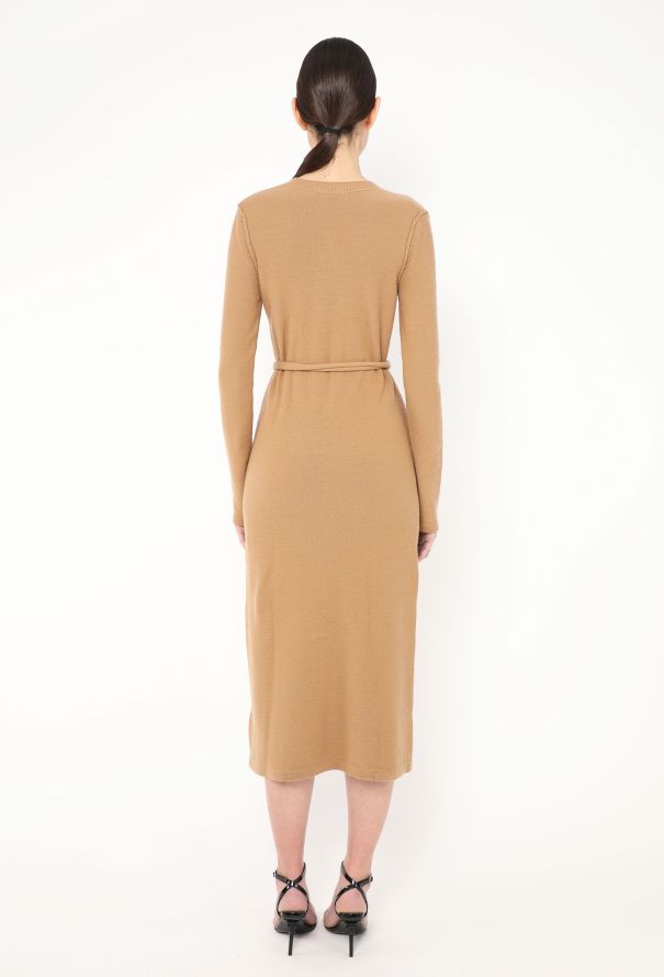 Chloé F/W 2015 Belted Cashmere Dress - 6 Chloé F/W 2015 Belted Cashmere Dress - 6
