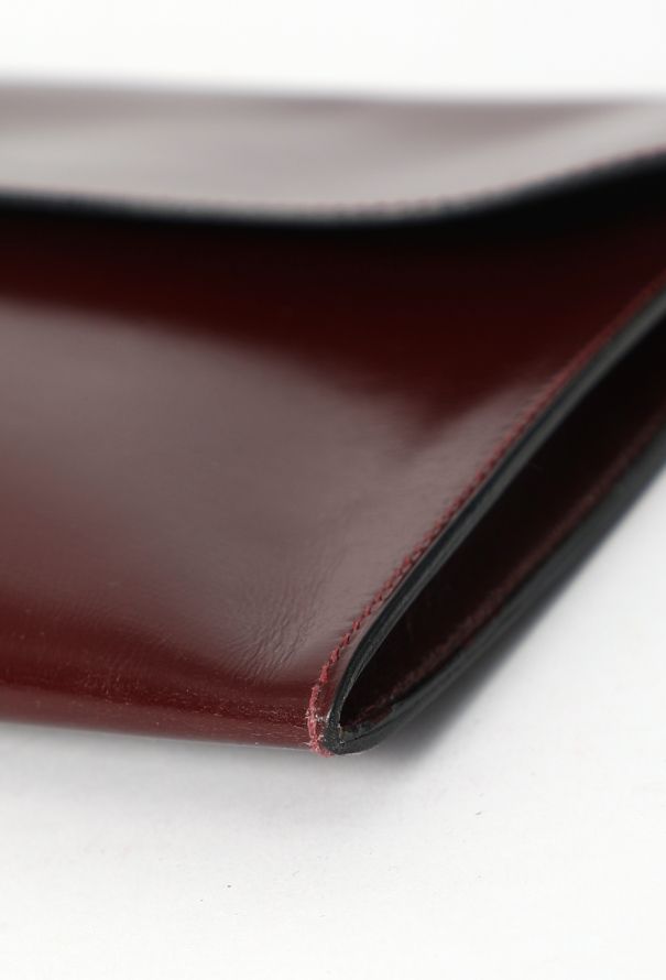 Hermès Vintage Burgundy Box Rio Clutch - 7