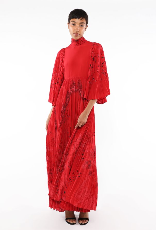 Valentino Pleated Silk Crepe De Chine Gown, S/S 2017 - 3
