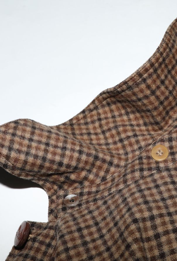 Céline '70s Calèche Belted Capelet Coat - 9