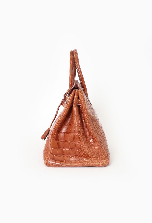 Hermès Exceptional Matte Fauve Alligator Birkin 35 - 6