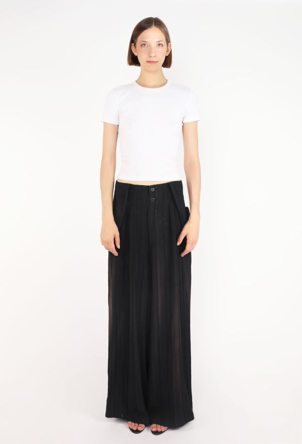 Yohji Yamamoto Y's Jacquard Overall Trousers, 1990s - 5