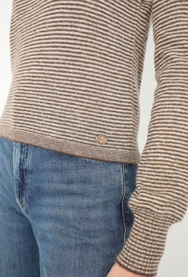 Chanel F/W 2015 Striped Mohair Turtleneck - 5 Chanel F/W 2015 Striped Mohair Turtleneck - 5