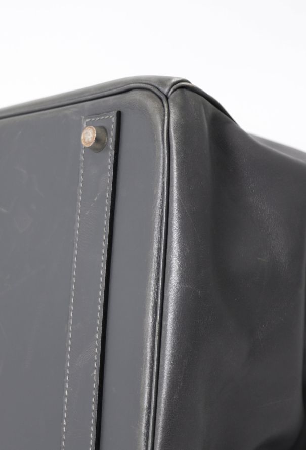 Hermès Dark Grey Box Birkin 40 - 8