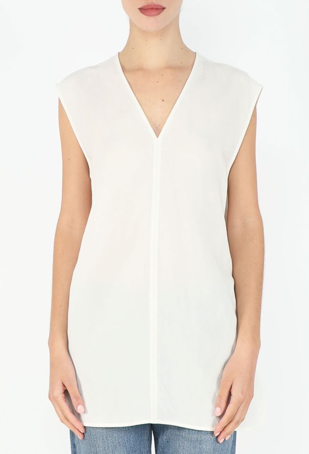 Toteme Linen V-Neck Tunic, 2024 - 1