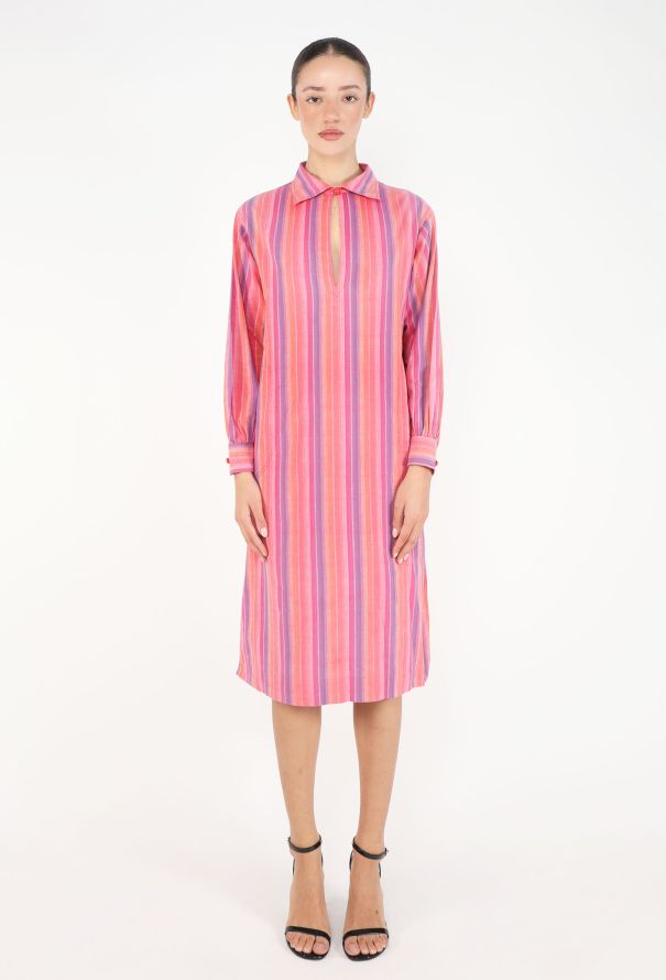 Saint Laurent Rare 1976 Striped Moroccan Tunic - 1