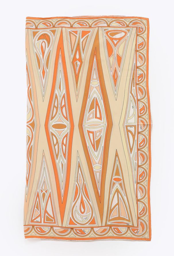 Emilio Pucci '70s Abstract Printed Silk Scarf - 2