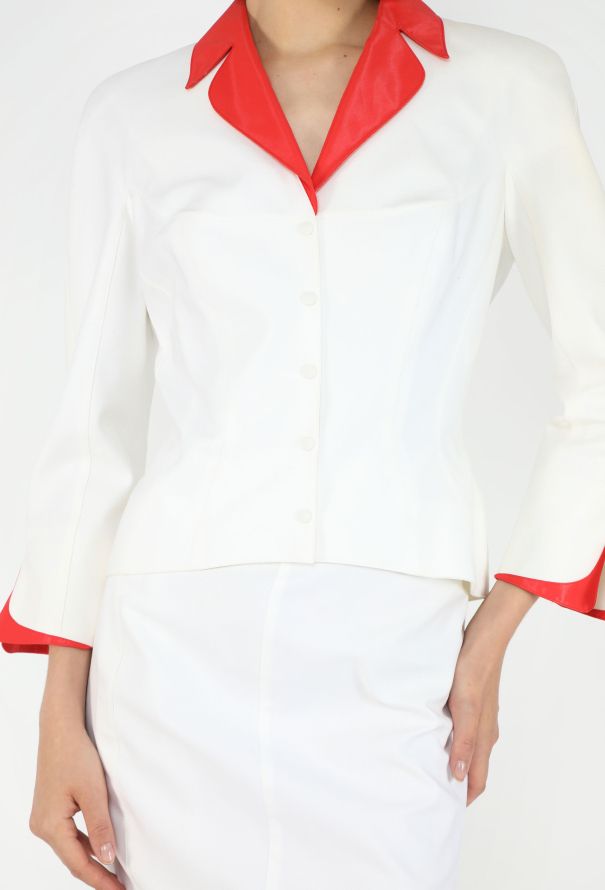 Thierry Mugler '90s Sculpted Piqué Skirt Ensemble - 2