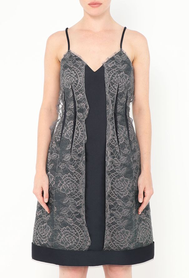 Lanvin 2012 'Les 10 ans' Lace Appliqué Dress - 2 Lanvin 2012 'Les 10 ans' Lace Appliqué Dress - 2