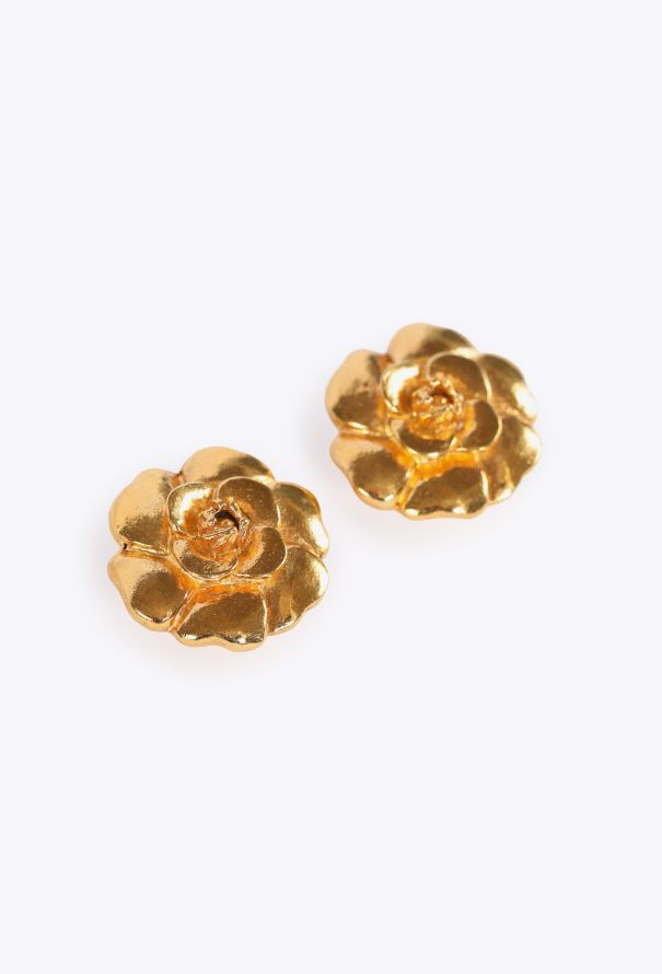Chanel Camélia Clip Earrings, 1990s - 3