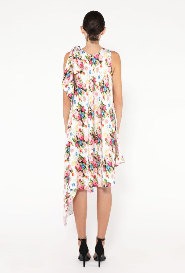 Loewe F/W 2024 Asymmetrical Silk Dress - 5