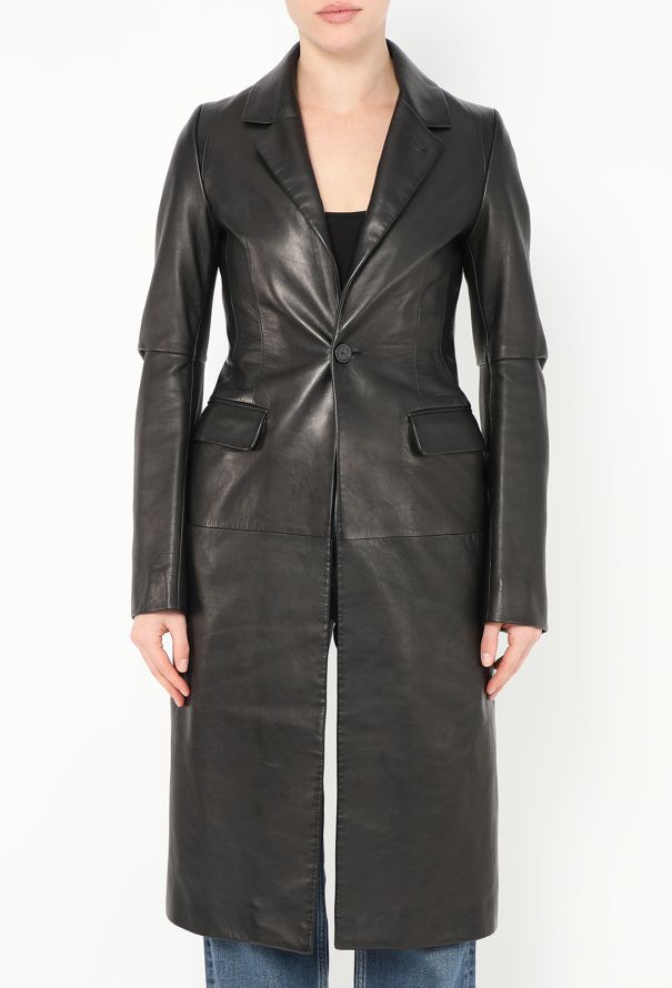 Ann Demeulemeester F/W 2023 Nomie Lambskin Coat - 3