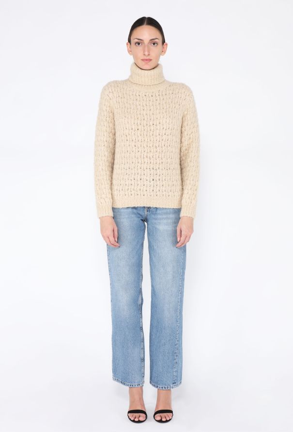 Loro Piana Cashmere Knit Turtleneck Sweater - 2
