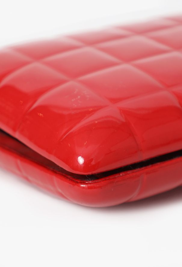 Chanel Patent Chocolate Bar Clutch - 8