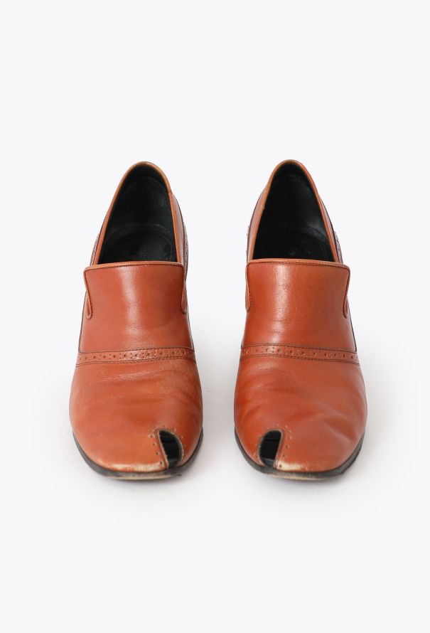 Céline Perforated Leather Loafers - 2