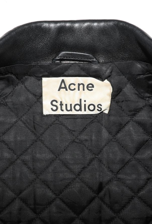 Acne Studios Leather Biker Jacket - 8