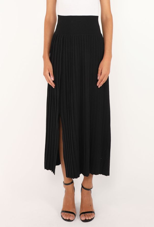 The Row Coraline Pleated Merino Skirt - 2