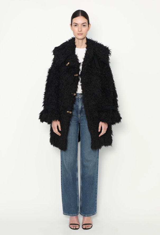 Céline Pre-Fall 2013 Faux Shearling Coat - 4