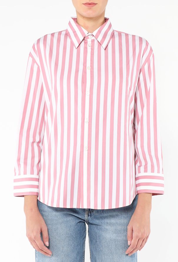 Jil Sander Striped Poplin Shirt - 2 Jil Sander Striped Poplin Shirt - 2