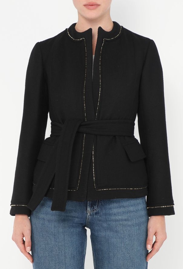 Saint Laurent 2006 Sculpted Belted Jacket - 1