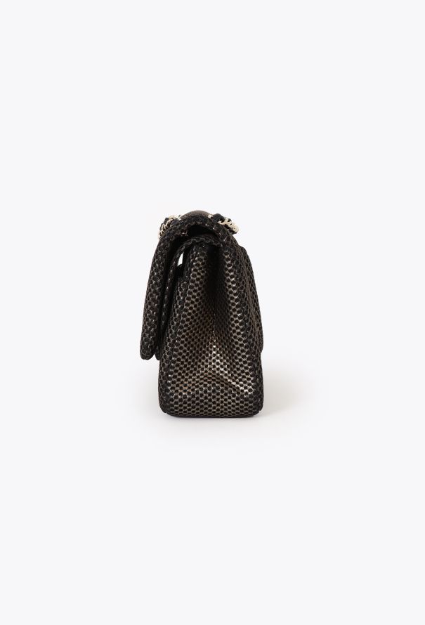 Chanel Perforated Jersey Jumbo Double Flap Bag - 6 Chanel Perforated Jersey Jumbo Double Flap Bag - 6
