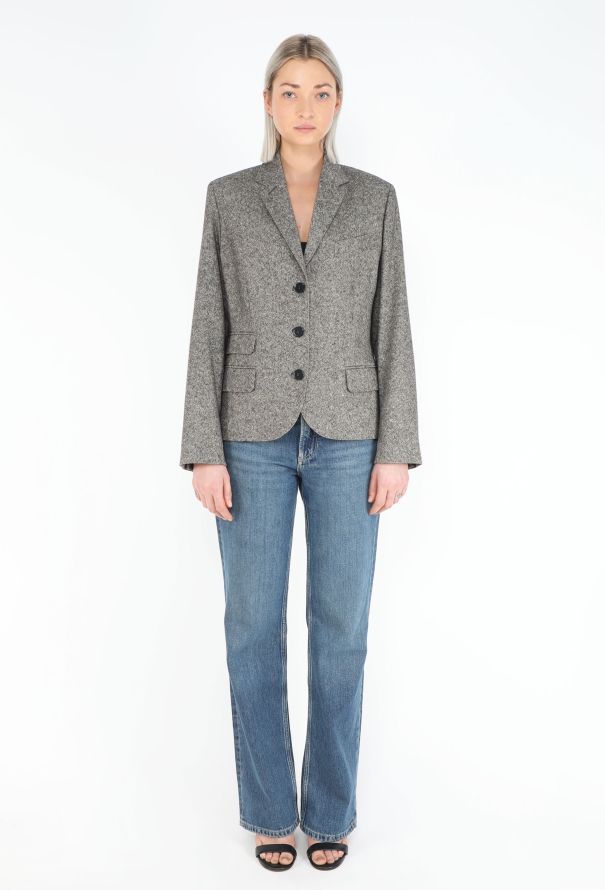 Hermès Cashmere Harris Tweed Blazer - 2