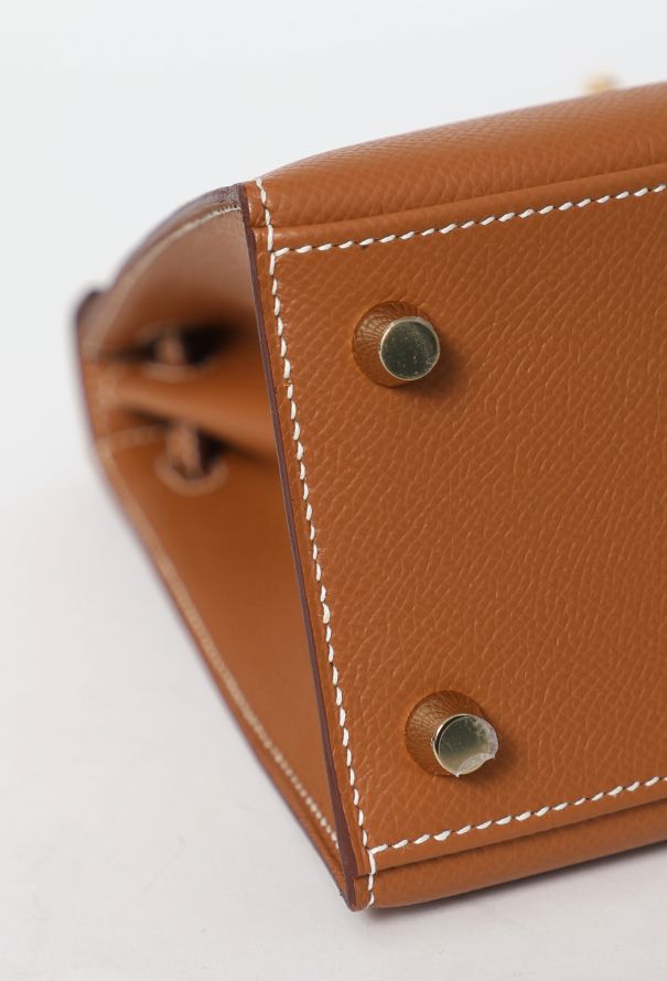 Hermès 2023 Gold Epsom Kelly Sellier 25 - 12